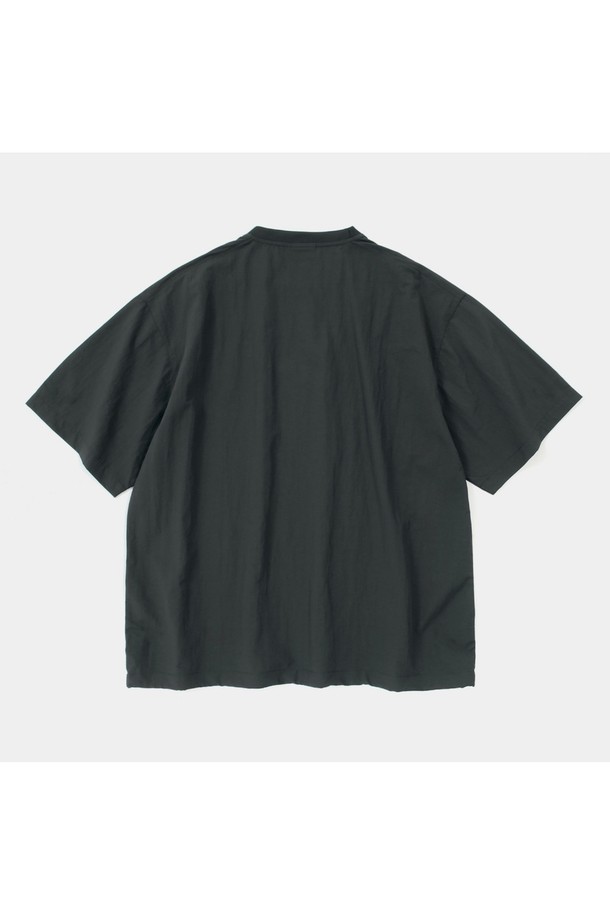 COLUMBIA UNIVERSITY - 반팔티셔츠 - NY STREET TAIL LOGO WOVEN S/S T-SHIRTS 차콜