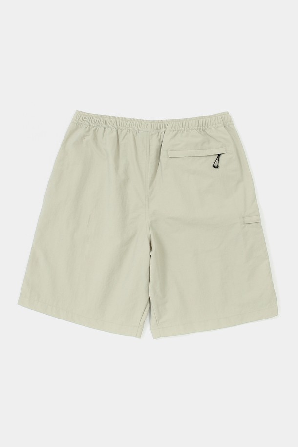 COLUMBIA UNIVERSITY - 하프팬츠 - CU SIG LOGO REGULAR FIT BASIC SHORTS PANTS 베이지