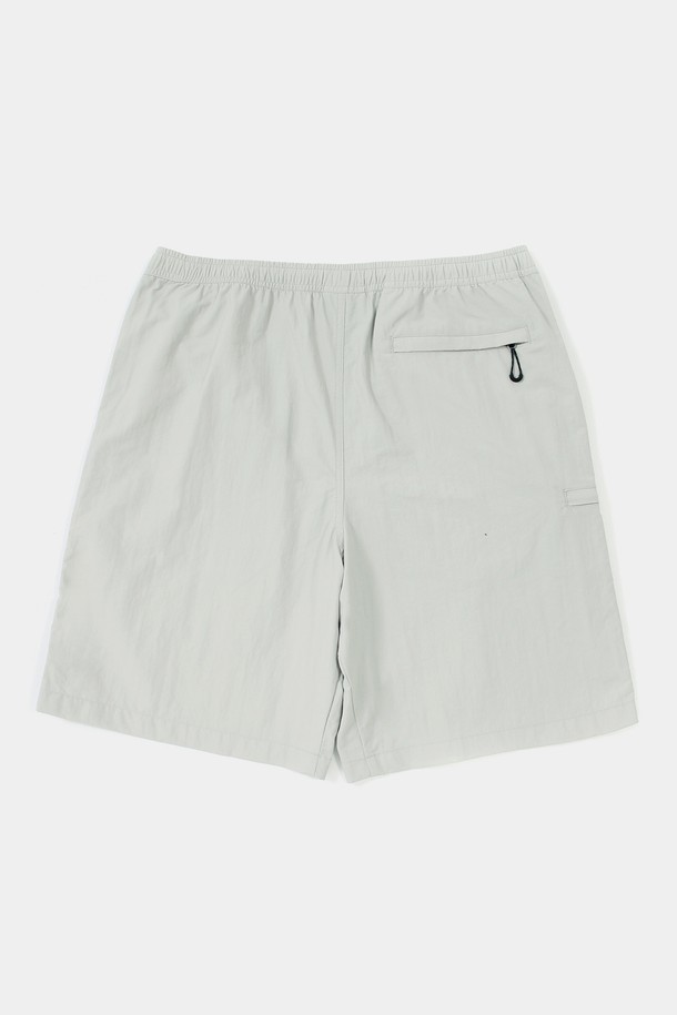 COLUMBIA UNIVERSITY - 하프팬츠 - CU SIG LOGO REGULAR FIT BASIC SHORTS PANTS 라이트그레이