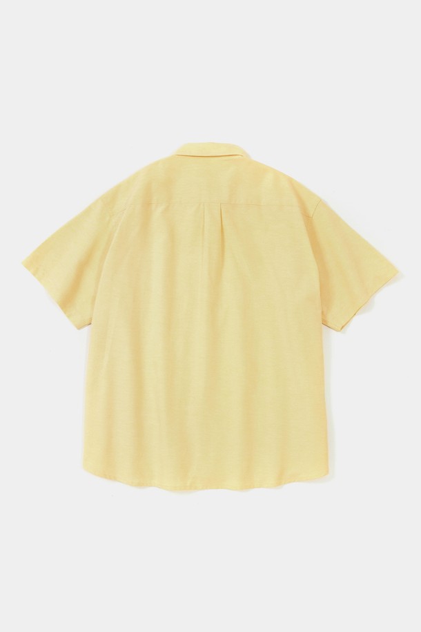 COLUMBIA UNIVERSITY - 반팔셔츠 - SL-LABEL ONE POCKET OXFORD S/S SHIRTS 옐로우