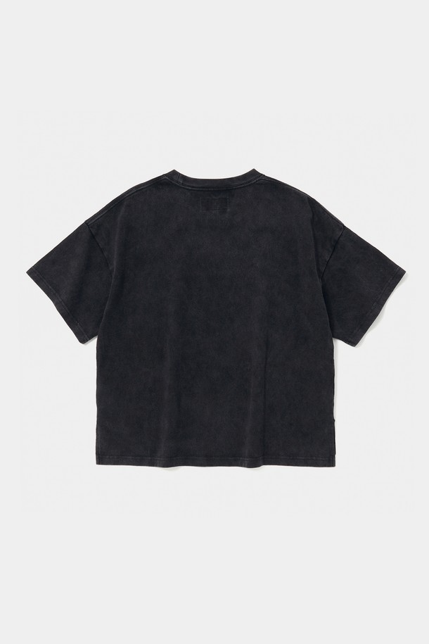 COLUMBIA UNIVERSITY - 반소매 티셔츠 - CU CAMPUS MINERAL WASHED WOMEN S/S T-SHIRTS 차콜