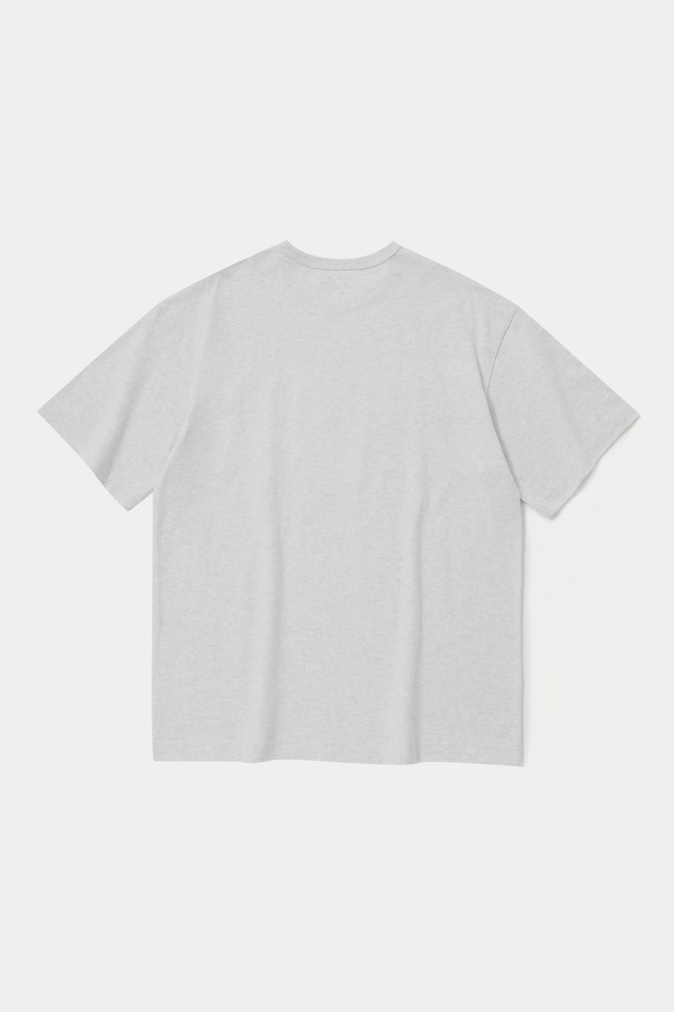 COLUMBIA UNIVERSITY - 반팔티셔츠 - CU 80S VINTAGE CRACK LOGO S/S T-SHIRTS 라이트멜란지