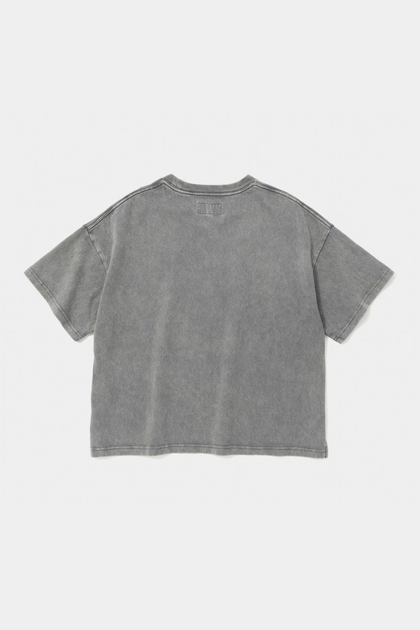 COLUMBIA UNIVERSITY - 반팔티셔츠 - CU CAMPUS MINERAL WASHED WOMEN S/S T-SHIRTS 그레이