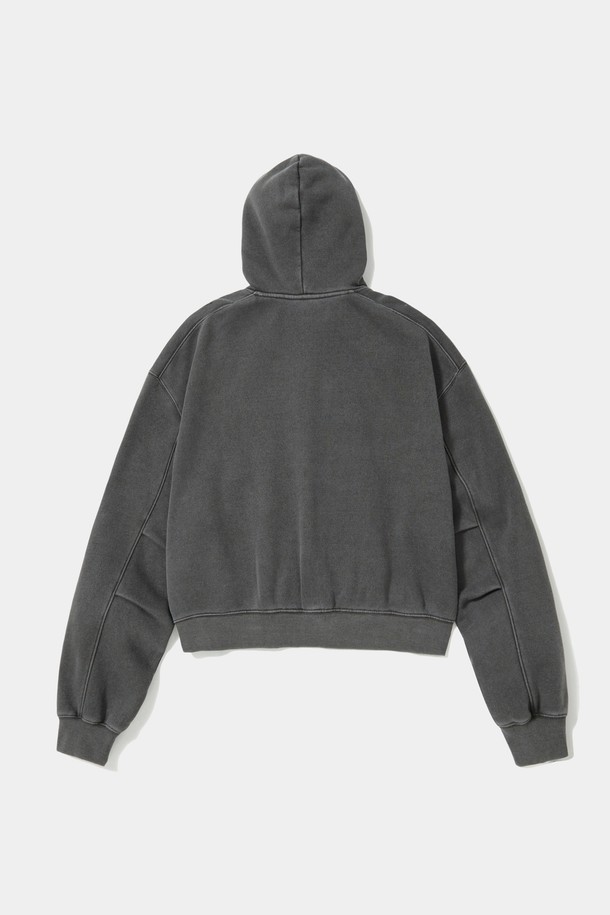 COLUMBIA UNIVERSITY - 후디 - NY STREET DYEING FLEECE WOMENS HOODIE_CHARCOAL