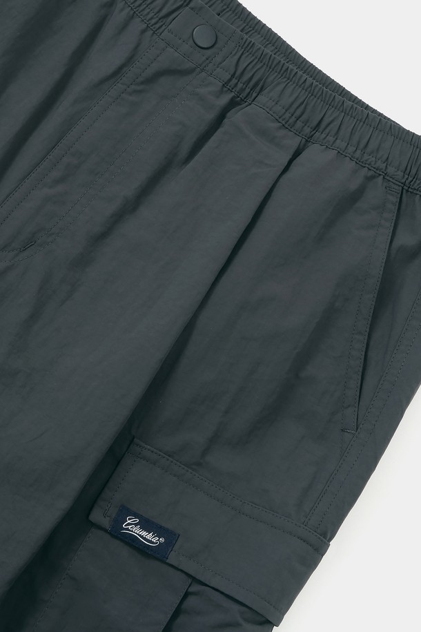 COLUMBIA UNIVERSITY - 하프팬츠 - STREET LABEL LOOSE FIT CARGO BERMUDA SHORTS PANTS 차콜