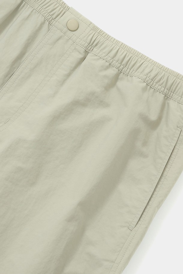 COLUMBIA UNIVERSITY - 하프팬츠 - CU SIG LOGO REGULAR FIT BASIC SHORTS PANTS 베이지
