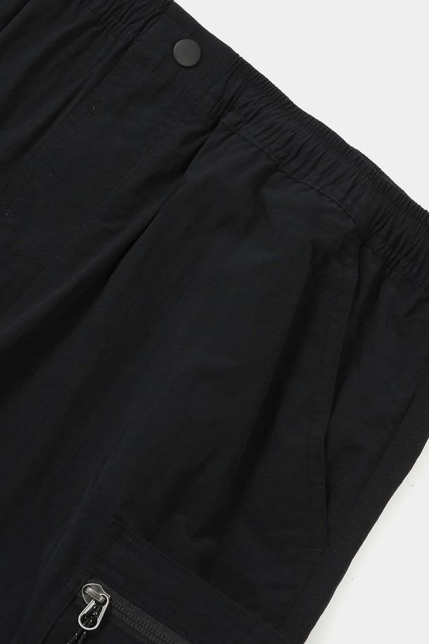 COLUMBIA UNIVERSITY - 하프팬츠 - CU SIG LOGO REGULAR FIT OUTPOCKET SHORTS PANTS 블랙