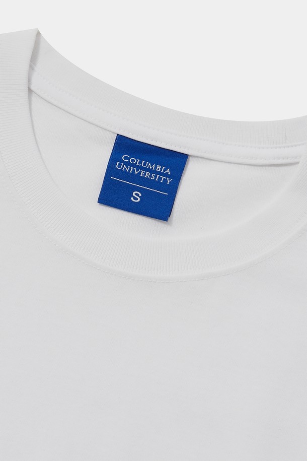 COLUMBIA UNIVERSITY - 반소매 티셔츠 - CU SIG LOGO WOMEN S/S T-SHIRTS 화이트