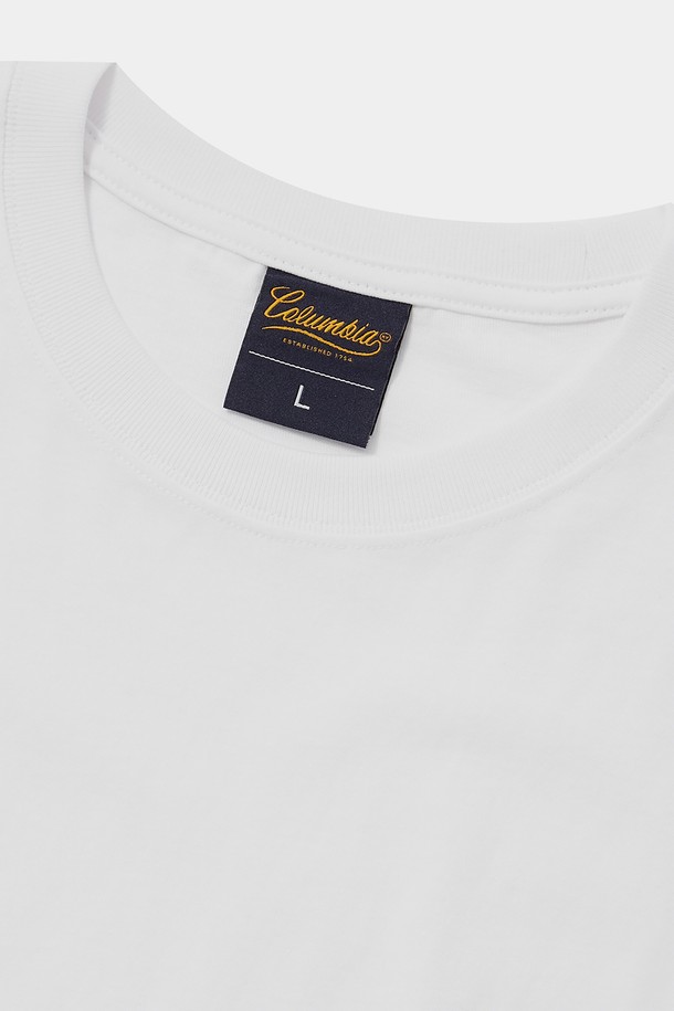 COLUMBIA UNIVERSITY - 반팔티셔츠 - NY STREET TAIL LOGO S/S T-SHIRTS 화이트