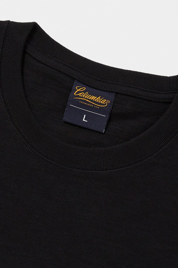 COLUMBIA UNIVERSITY - 반팔티셔츠 - STREET ARCH LOGO S/S T-SHIRTS 블랙