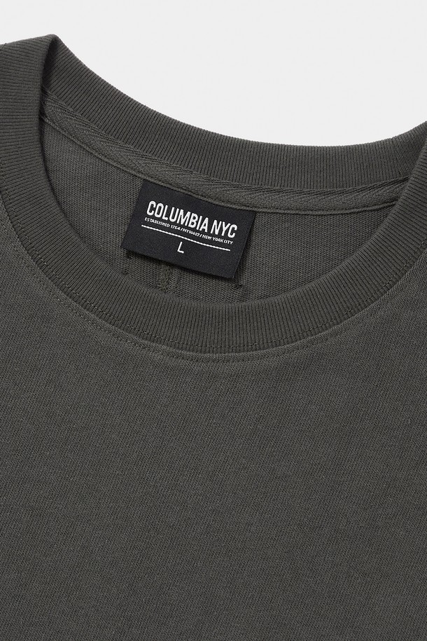 COLUMBIA UNIVERSITY - 반팔티셔츠 - B/S NY SLEEVELESS T-SHIRTS 슬레이트블랙