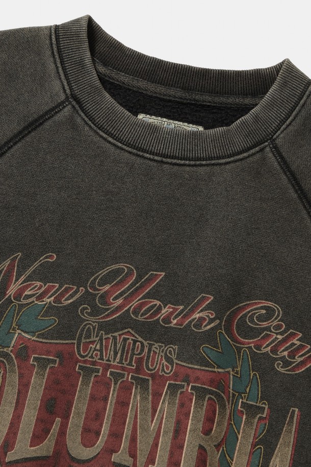 **CAMPUS WASHED FLEECE WOMEN CREW NECK_차콜**은 여성스러운 매력을 더하는 세미 오버핏 크롭 맨투맨입니다. 부드러운 촉감의 면, 폴리에스테르 혼방 소재에 빈티지 워싱 가공을 더해 편안한 착용감을 선사합니다. 차콜 그레이 컬러에 COLUMBIA VINTAGE CAMPUS 로고와 COLUMBIA FLAG 포인트가 돋보이는 디자인입니다. 가을, 겨울 시즌 일상에서 캐주얼하고 빈티지한 스타일을 연출하기 좋으며, 동네 마실룩, 가을 나들이룩, 겨울 데일리룩으로 활용하기 좋습니다. 라운드넥, 긴소매, 두꺼운 두께감으로 따뜻하게 착용할 수 있습니다.
