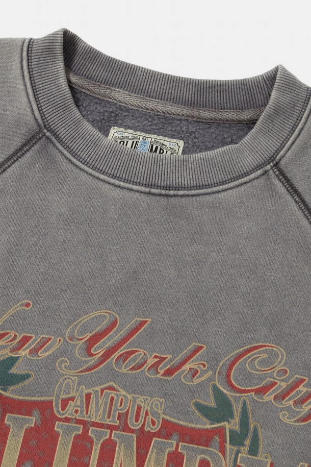 캠퍼스 워시드 플리스 여성 크루넥_그레이는 부드러운 촉감의 플리스 안감이 특징인 오버핏 맨투맨/스웨트셔츠입니다. 미네랄 워싱 처리된 차콜 그레이 컬러의 면, 폴리에스테르 혼방 소재로 제작되었으며, 빈티지 캠퍼스 로고와 컬럼비아 플래그 디테일이 돋보입니다. 가을, 겨울 시즌에 어울리는 두꺼운 두께감과 긴소매 기장으로 따뜻하게 착용 가능하며, 라운드넥 디자인으로 편안함을 더했습니다. 캐주얼 및 미니멀 스타일을 선호하는 여성분들께 겨울 데일리룩, 집콕룩, 가을 나들이룩에 활용하기 좋은 아이템입니다.
