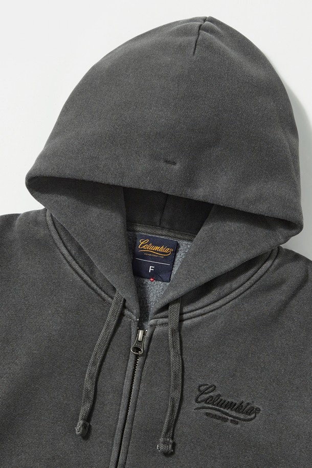 COLUMBIA UNIVERSITY - 후디 - NY STREET DYEING FLEECE WOMENS HOODIE_CHARCOAL