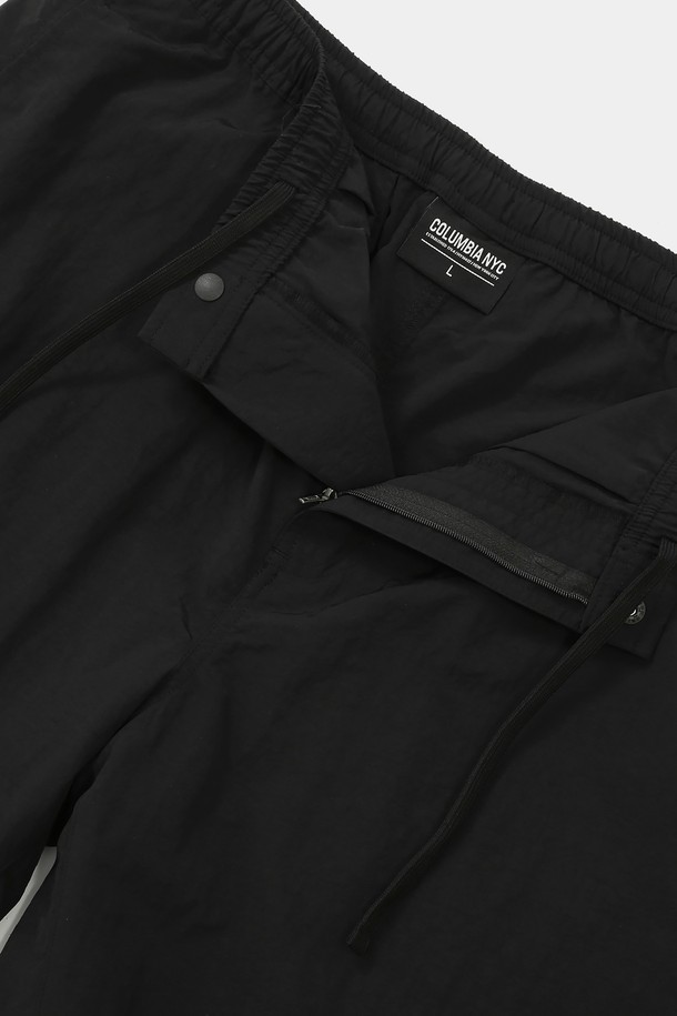 COLUMBIA UNIVERSITY - 하프팬츠 - CU SIG LOGO REGULAR FIT BASIC SHORTS PANTS 블랙