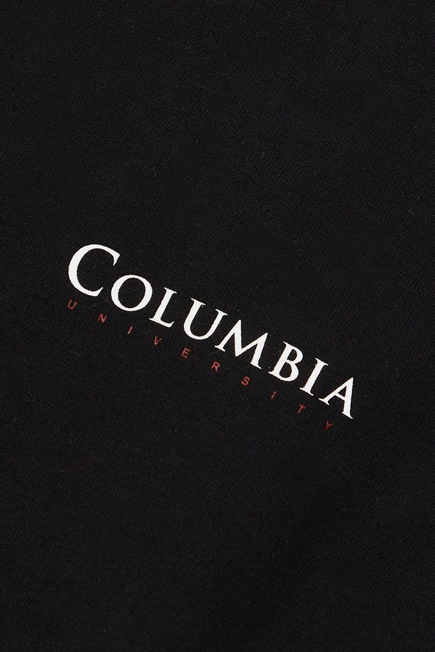 COLUMBIA UNIVERSITY - 반소매 티셔츠 - CU SIG LOGO WOMEN S/S T-SHIRTS 블랙