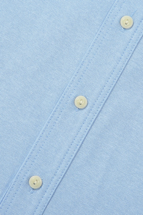 COLUMBIA UNIVERSITY - 반팔셔츠 - SL-LABEL ONE POCKET OXFORD S/S SHIRTS 블루