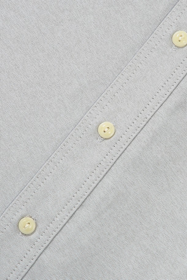 COLUMBIA UNIVERSITY - 반팔셔츠 - SL-LABEL ONE POCKET OXFORD S/S SHIRTS 그레이