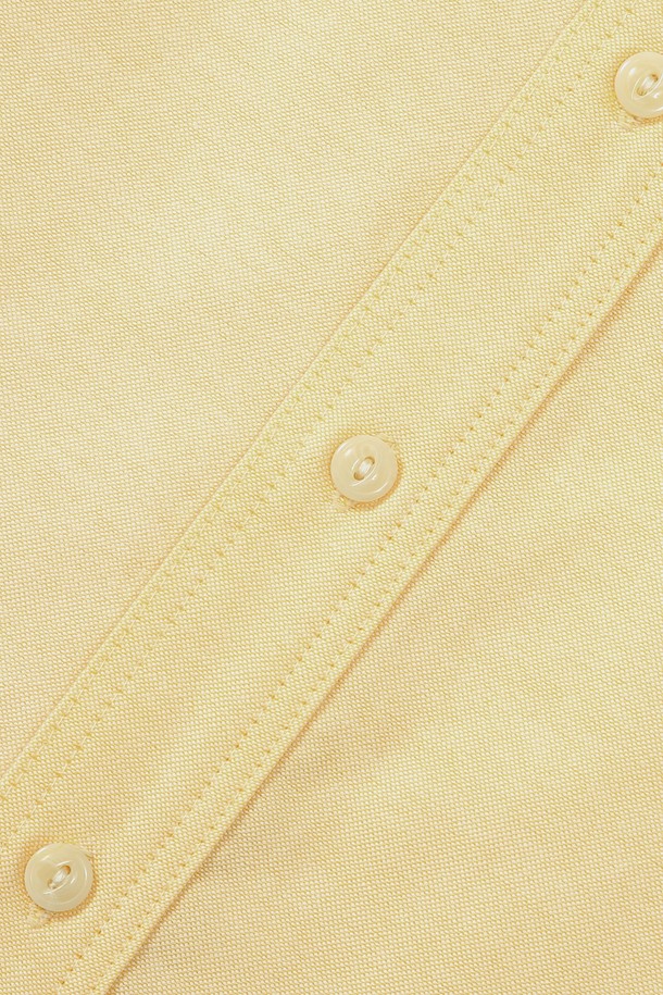 COLUMBIA UNIVERSITY - 반팔셔츠 - SL-LABEL ONE POCKET OXFORD S/S SHIRTS 옐로우