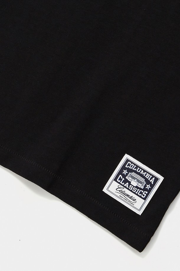 COLUMBIA UNIVERSITY - 반팔티셔츠 - STREET ARCH LOGO S/S T-SHIRTS 블랙
