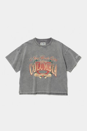 CU CAMPUS MINERAL WASHED WOMEN S/S T-SHIRTS 그레이