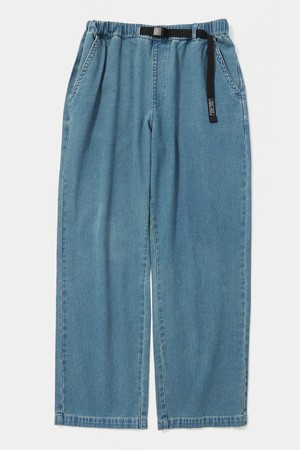 COLUMBIA TRAJAN LABEL BELTED ALL-ROUND DENIM PANTS 라이트데님