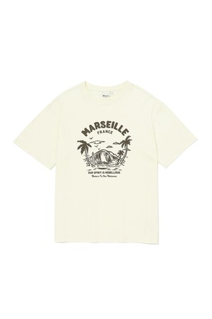 TROPICAL T-SHIRT IVORY