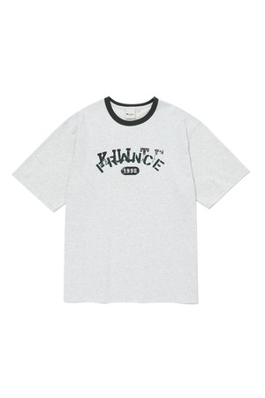 STAMP RINGER T-SHIRT L.MELANGE