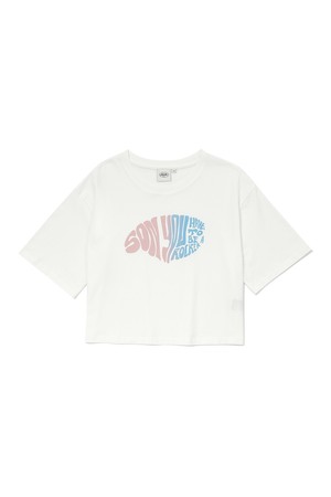 GRADATION WOMEN T-SHIRT WHITE