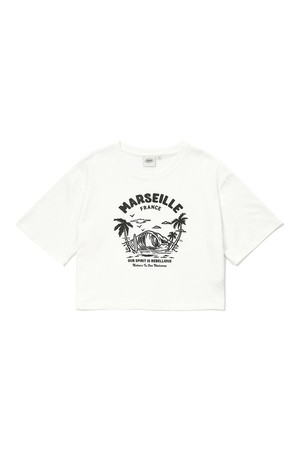 TROPICAL WOMEN T-SHIRT WHITE