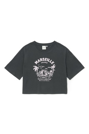 TROPICAL WOMEN T-SHIRT GREY