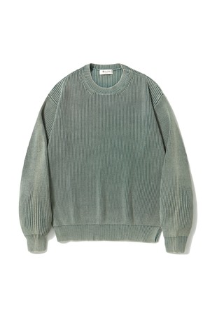 PIGMENT CREWNECK KNIT_GREEN
