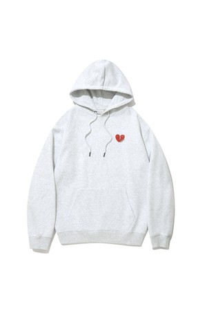 K HEART LOGO HOODY_L.MELANGE
