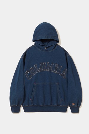 BIG ARCH DENIM TERRY HOODIE_MIDNIGHT JEAN