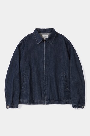 TRAJAN LABEL DENIM BLOUSON JACKET_INDIGO JEAN