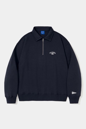 CU ARCH FLEECE H/ZIP SWEATSHIRTS_CROWN NAVY