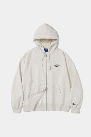 CU ARCH FLEECE ZIP-UP HOODIE_OATMEAL