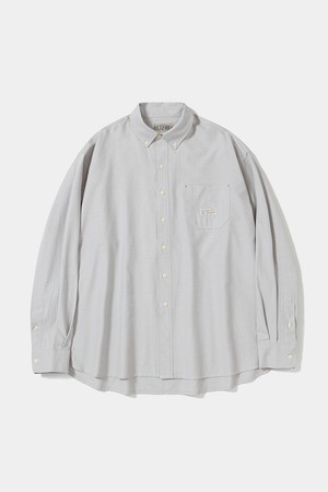 SL-LABEL ONE POCKET OXFORD SHIRTS_GRAY