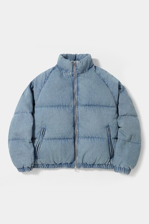 NYC DENIM WOMENS PUFFER_LIGHT DENIM