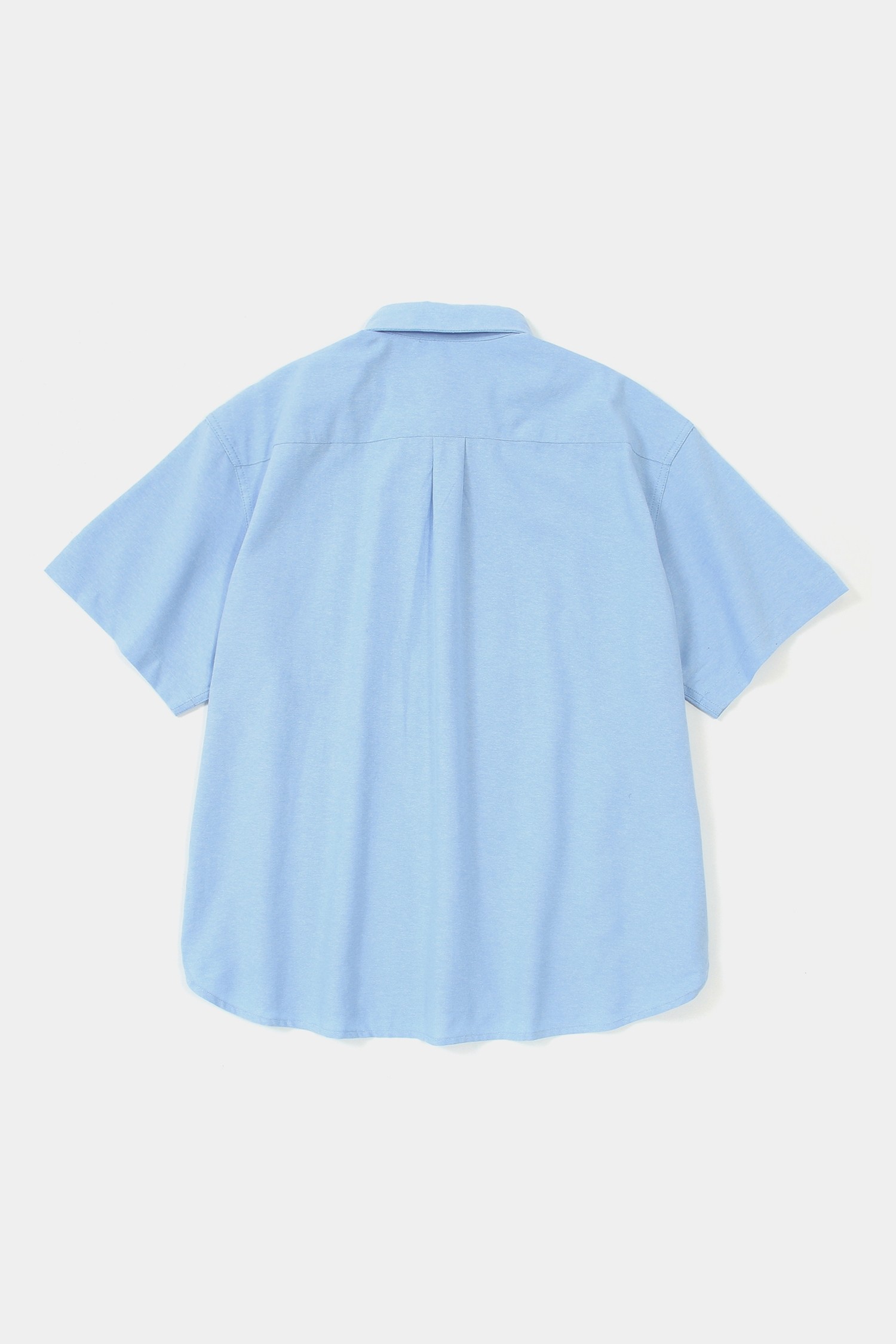 ★★Columbia★★ SLLABEL ONE POCKET OXFORD SS SHIRTS BLUE CI COLUMBIA UNIVERSITY] SL-LABEL ONE POCKET OXFORD S/S SHIRTS 블루