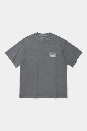 OPEN YOUR NY SALT WASHED S/S T-SHIRTS_GRAY