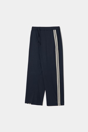 SIDE LINE LOOSE FIT MESH TRACK PANTS_NAVY