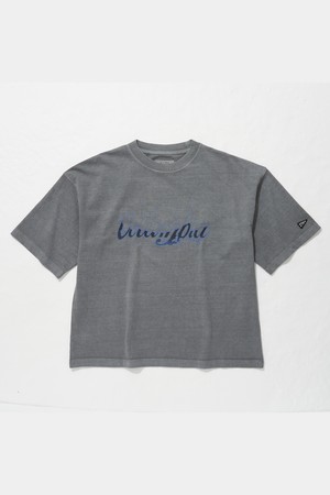 CU BURN SALT WASHED WOMEN OVER-FIT S/S T-SHIRTS_GRAY