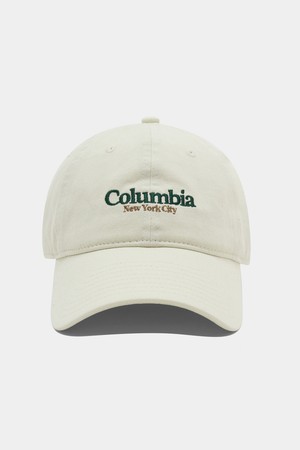 NYC EMB WASHED OVERSIZED CAP_IVORY