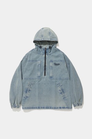 NY STREET TAIL DENIM ANORAK JACKET_LIGHT JEAN
