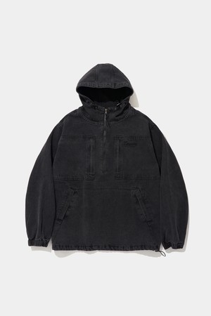 NY STREET TAIL DENIM ANORAK JACKET_GRAY JEAN