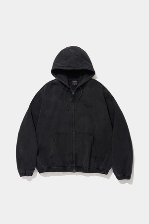 NY STREET TAIL DENIM ZIP-UP JACKET_GRAY JEAN