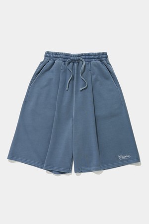 NY STREET TAIL DYED TERRY SHORTS PANTS_DUST BLUE
