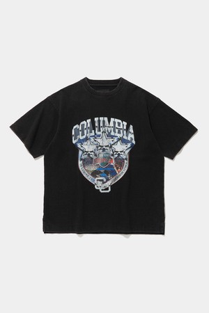 CU STAR MINERAL WASHED S/S T-SHIRTS_BLACK