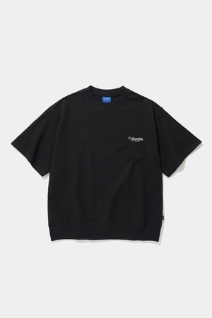 NYC EMB TERRY S/S CREW NECK_BLACK
